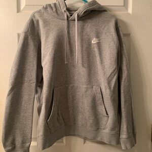 Nike Men's Light Gray Hoodie